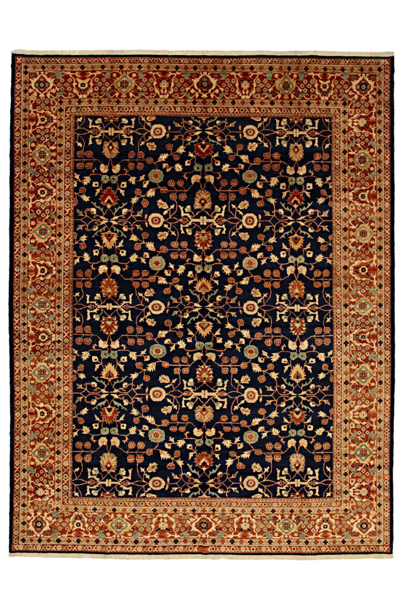 Bargi.se Dehbaf Blue 308x404 ull matta oriental ba_234589.jpg
