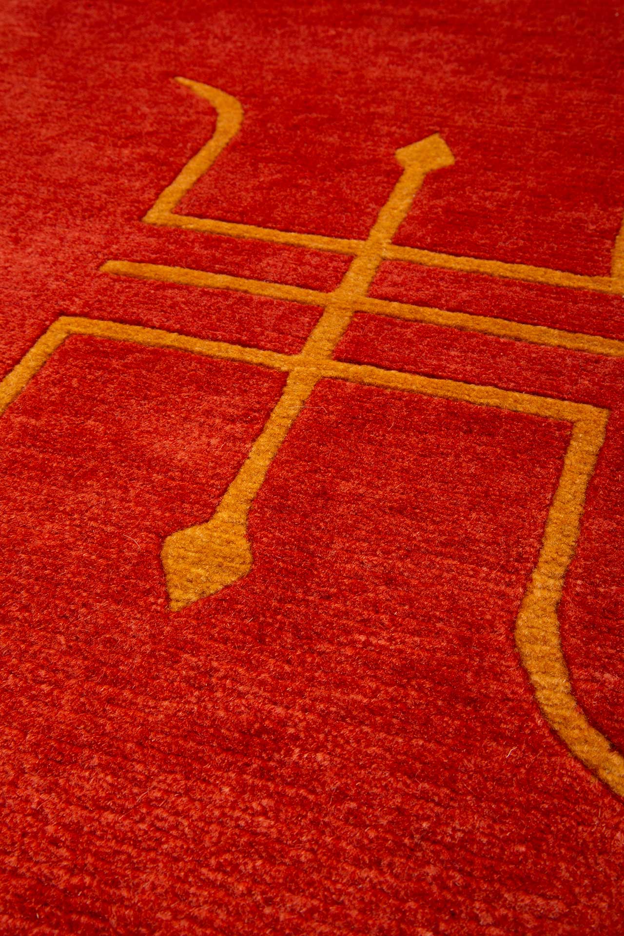 Bhutan Design Red 80x125