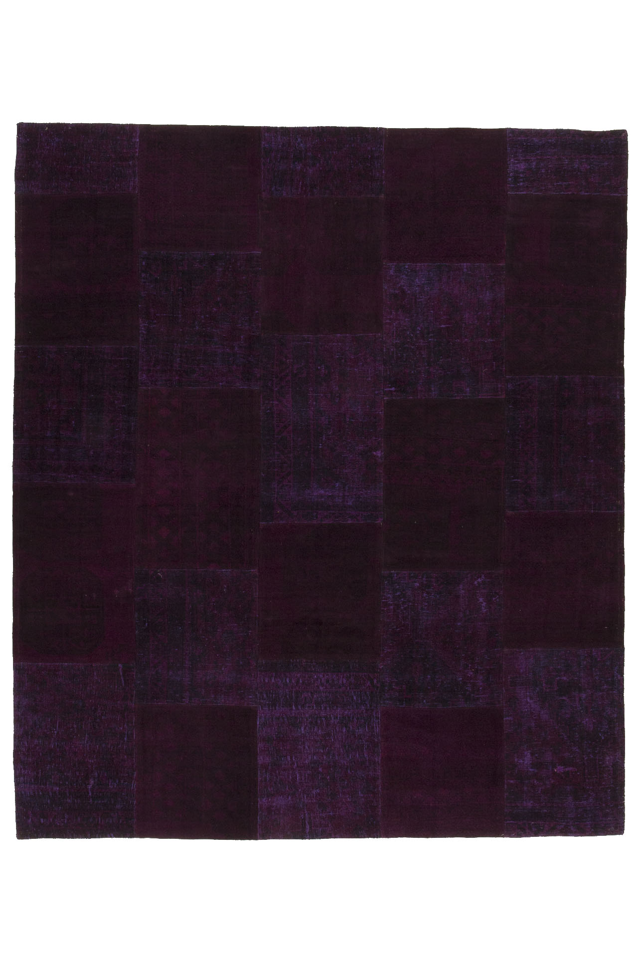 Patchwork Carpet Purple 250x300