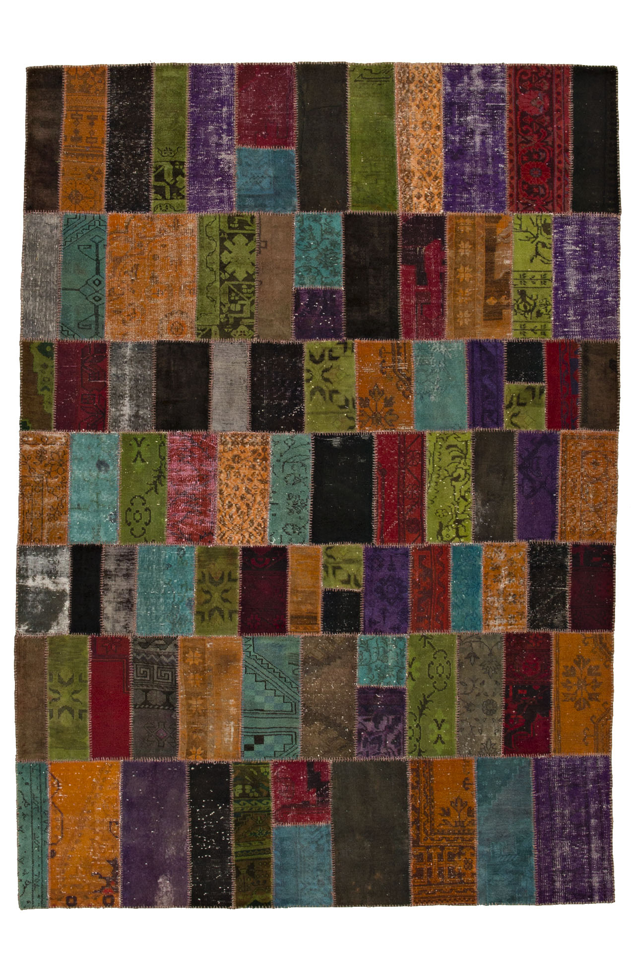 Patchwork Carpet Multi 250x350