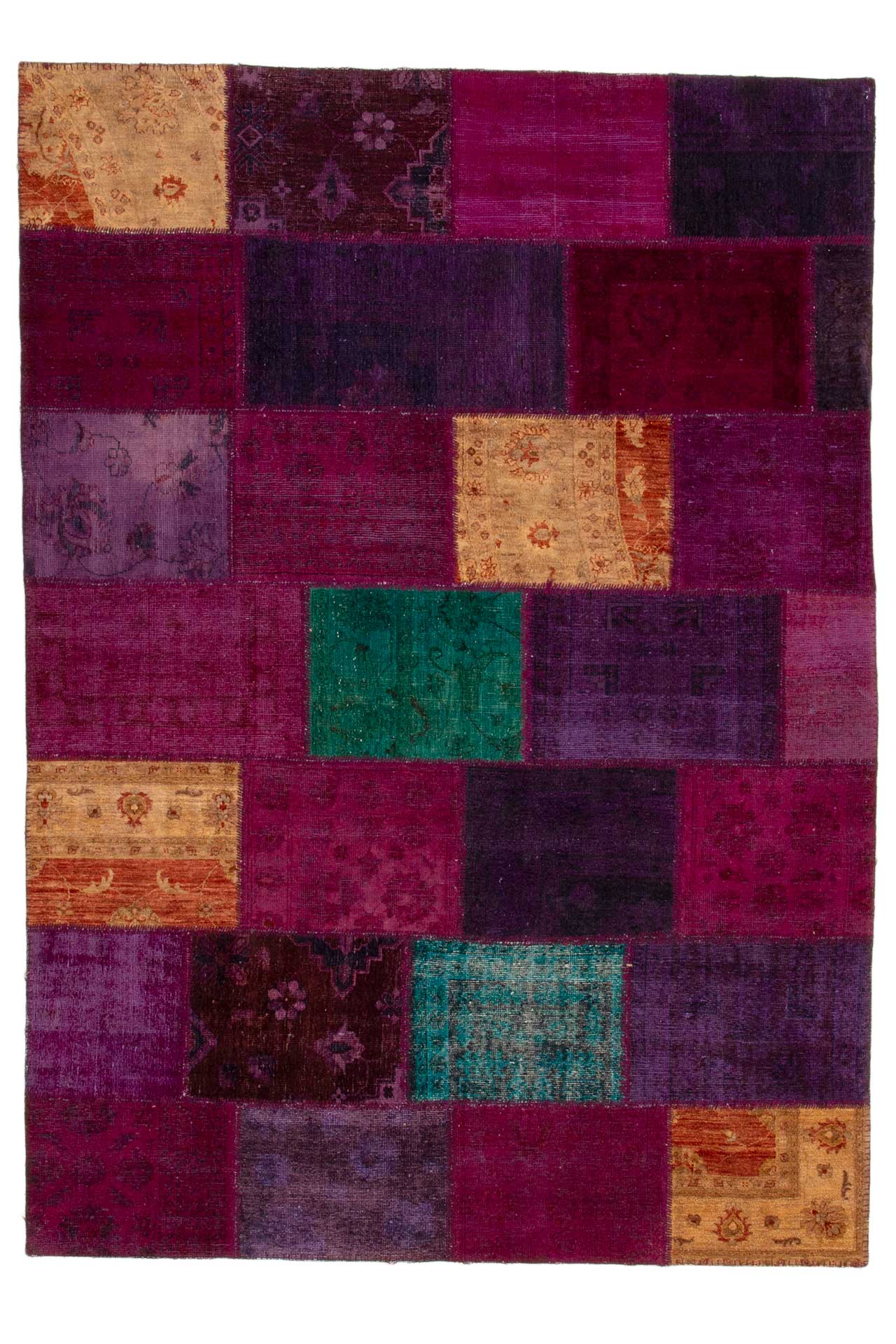 Patchwork Carpet Multi 256x359
