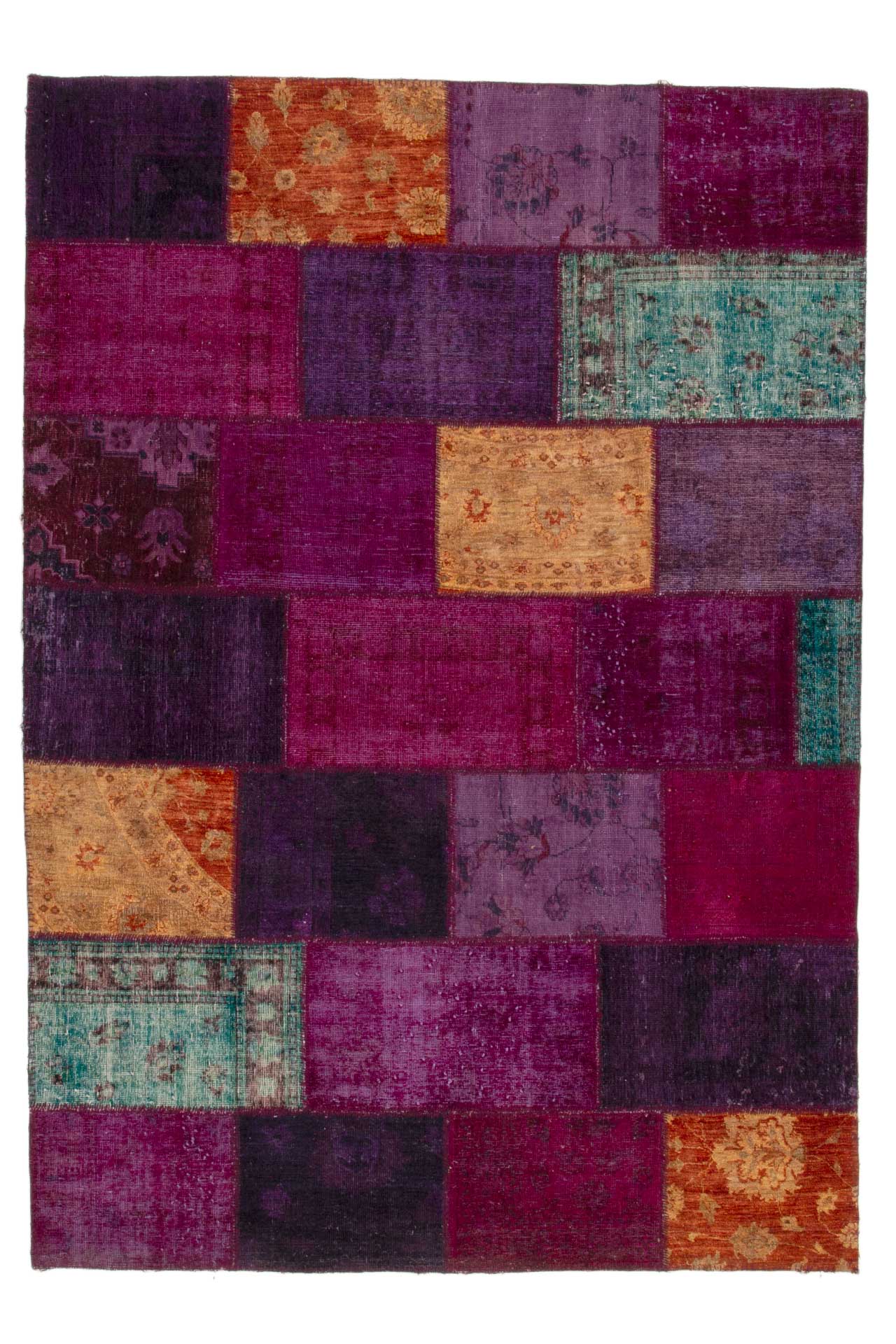 Patchwork Carpet Multi 254x360