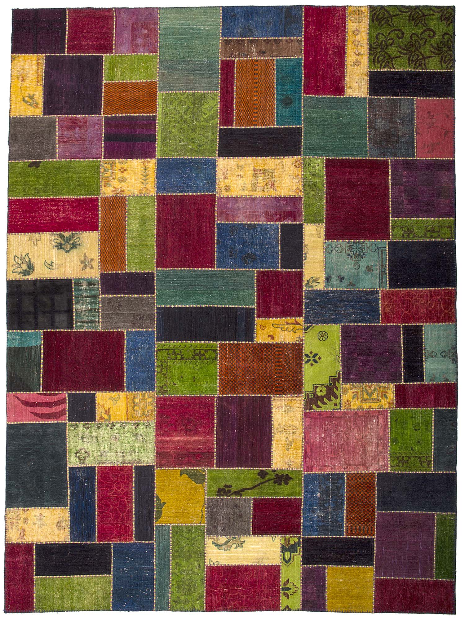 Patchwork Carpet Multi 300x400