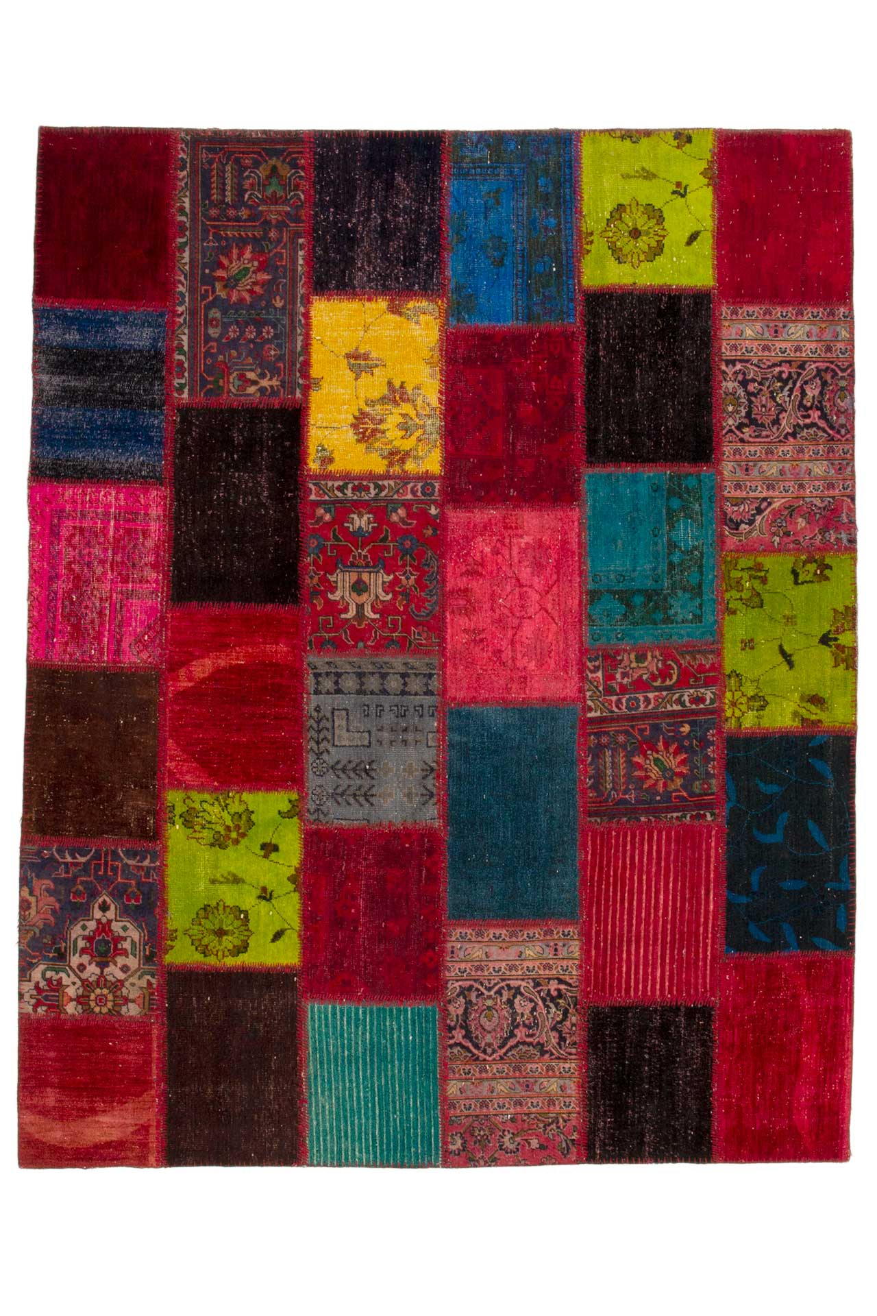 Patchwork Carpet Multi 245x307