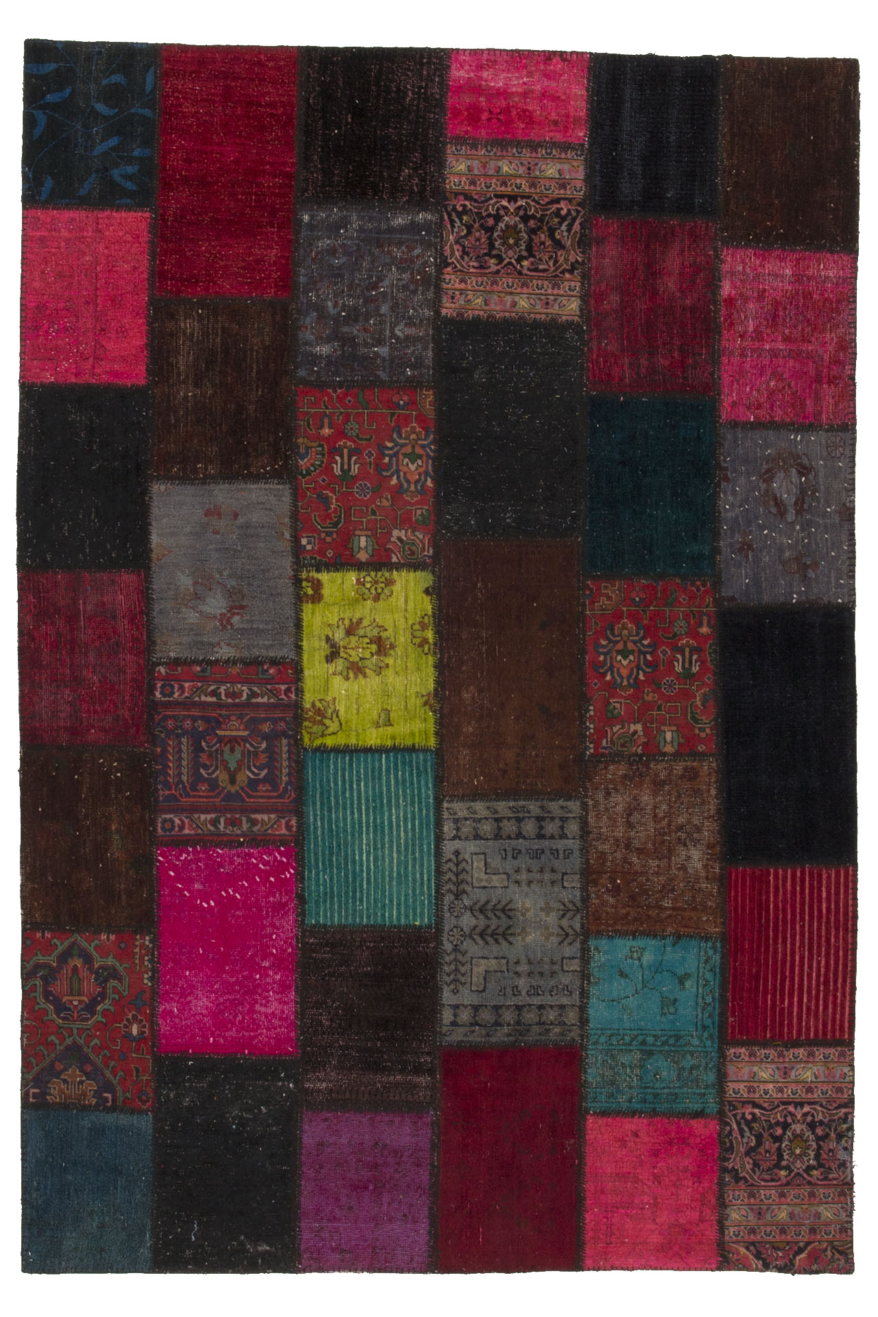 Patchwork Carpet Multi 250x350
