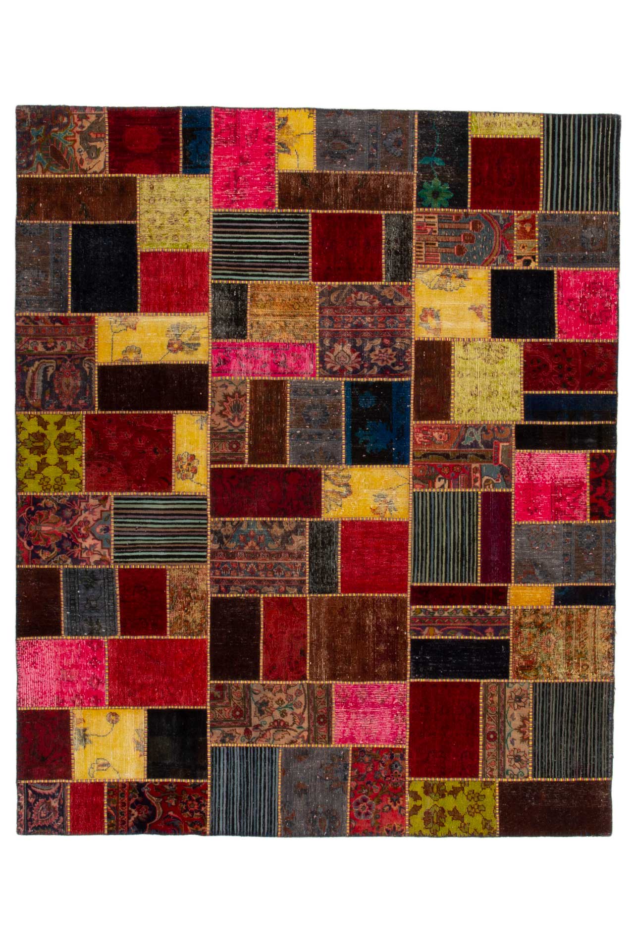 Patchwork Carpet Multi 248x301