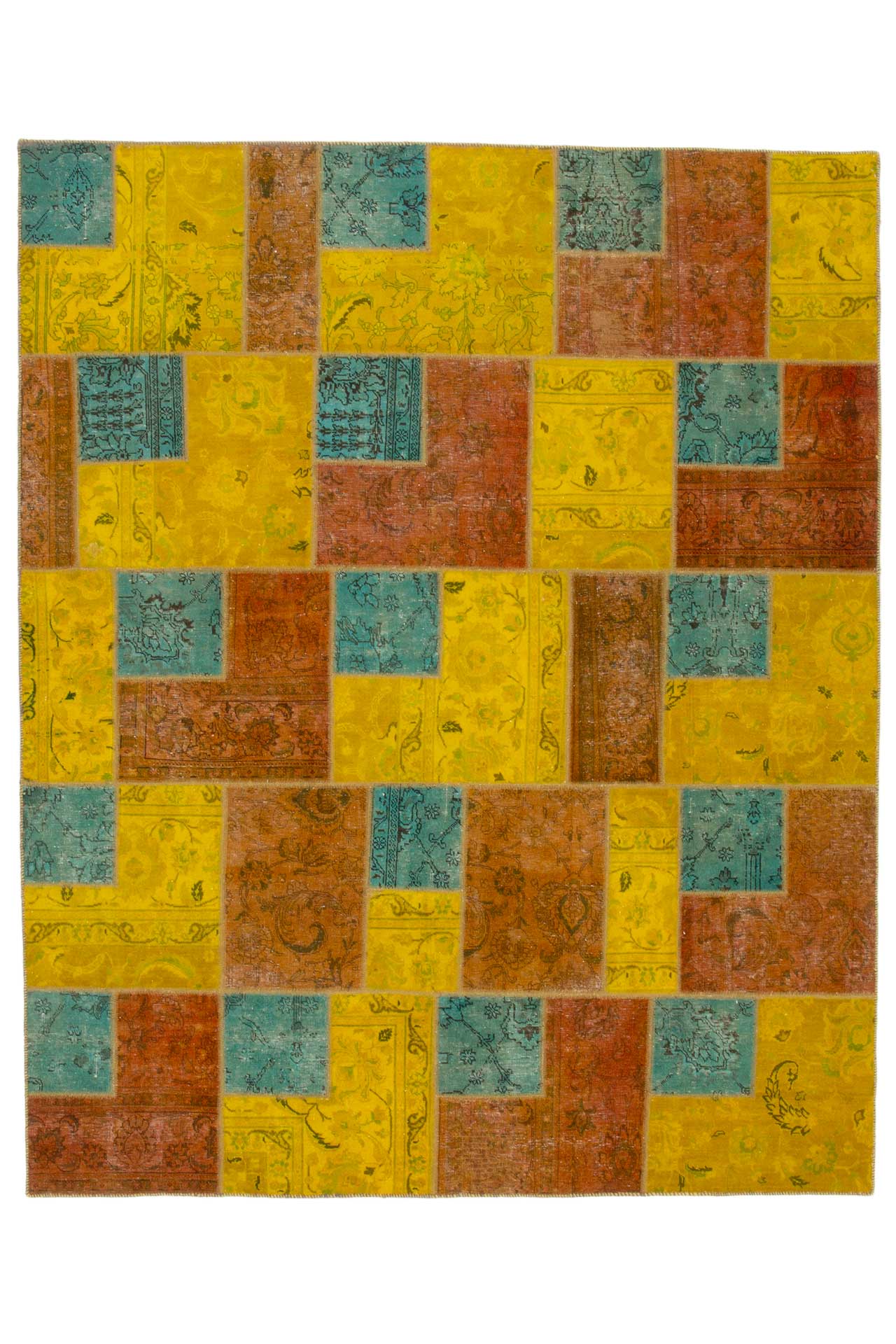 Patchwork Carpet Multi 241x295