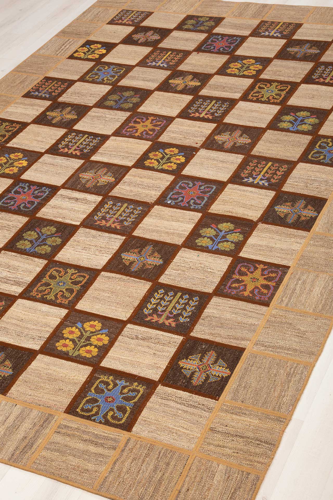 Patchwork Kilim Beige 194x294