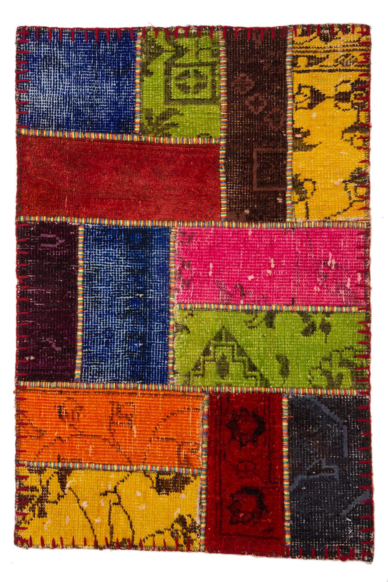 Patchwork Carpet Multi 62x92