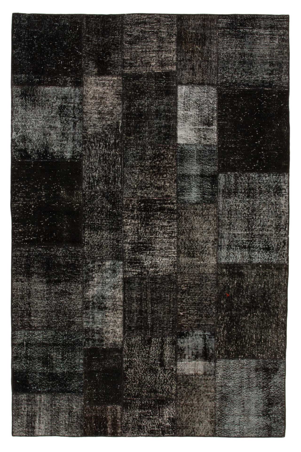 Patchwork Carpet Black 200x300
