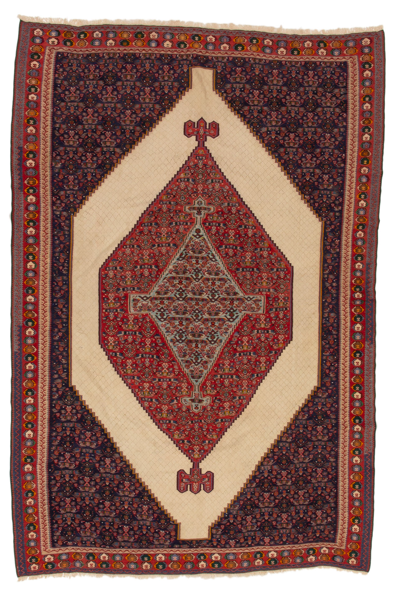 Bargi Kilim Senneh Multi 198x298 ull matta oriental ba_374553.jpg