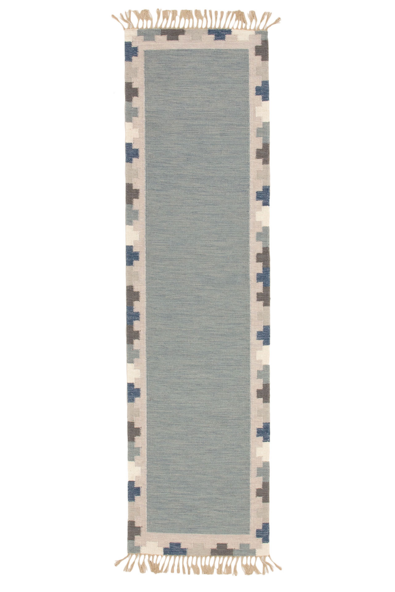 Bargi Mattor Ull Röllakan B R 309 Blue 80x300 ba_382267_3.jpg