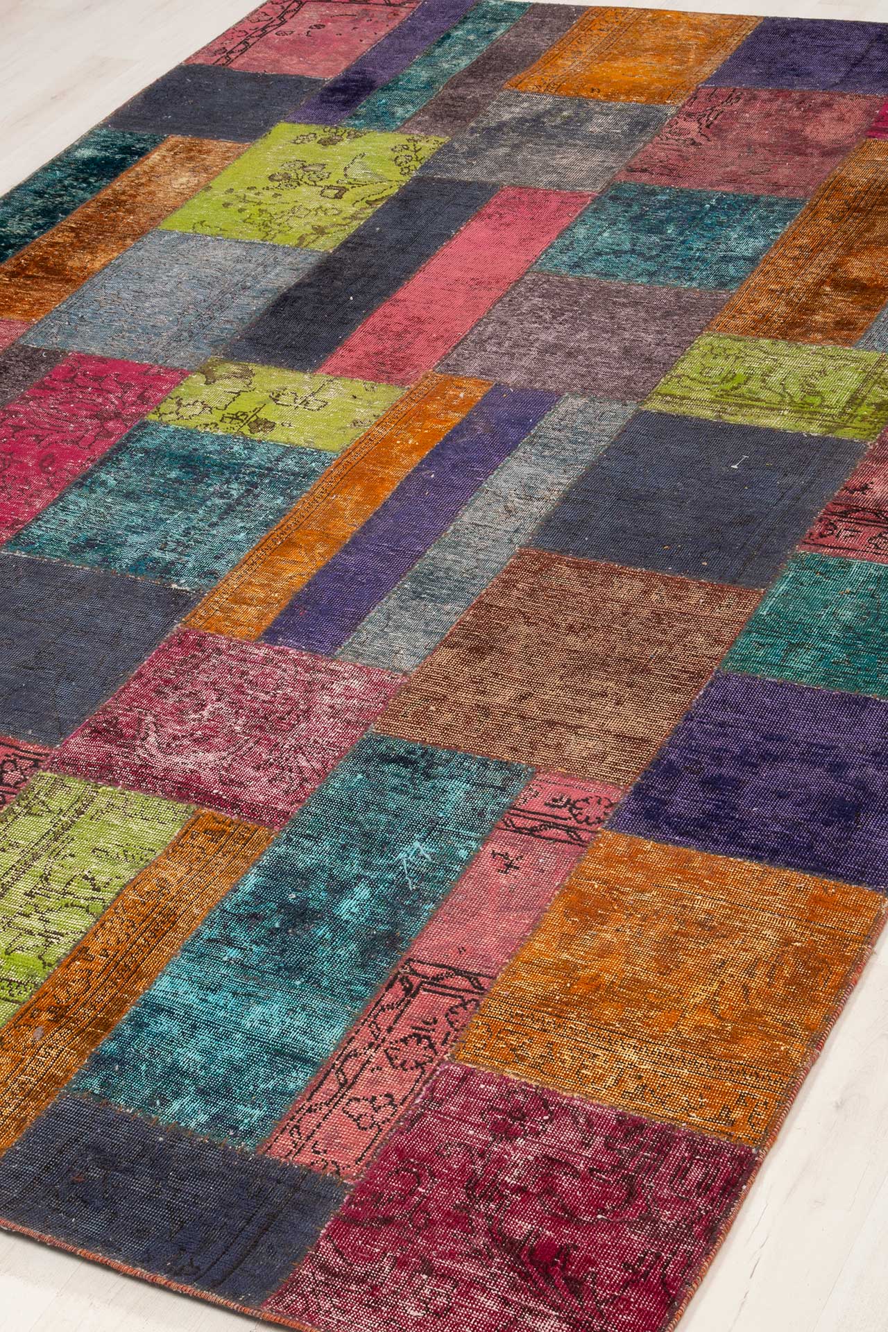 Patchwork Carpet Multi 206x300