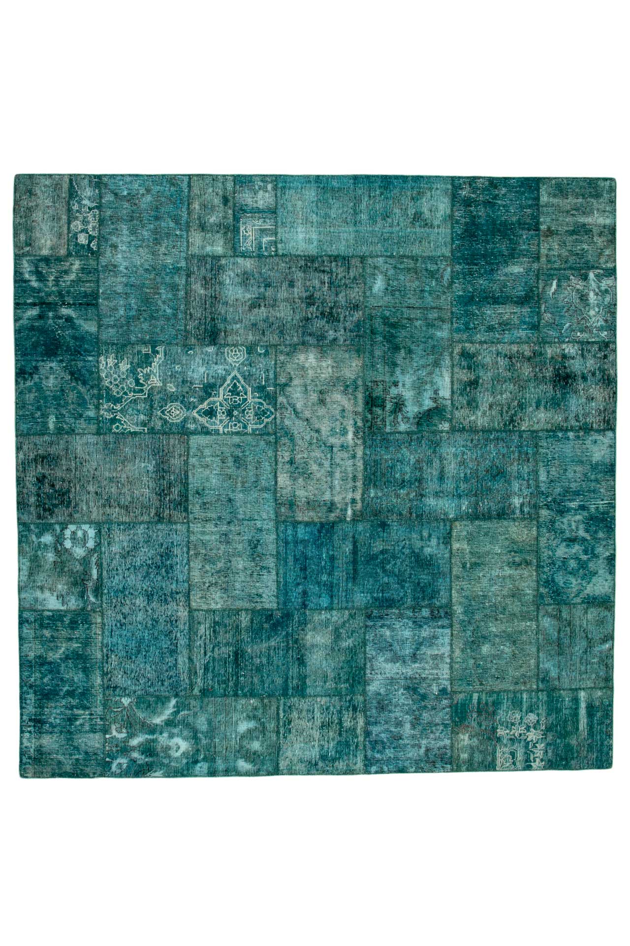 Patchwork Carpet Turquoise 280x280