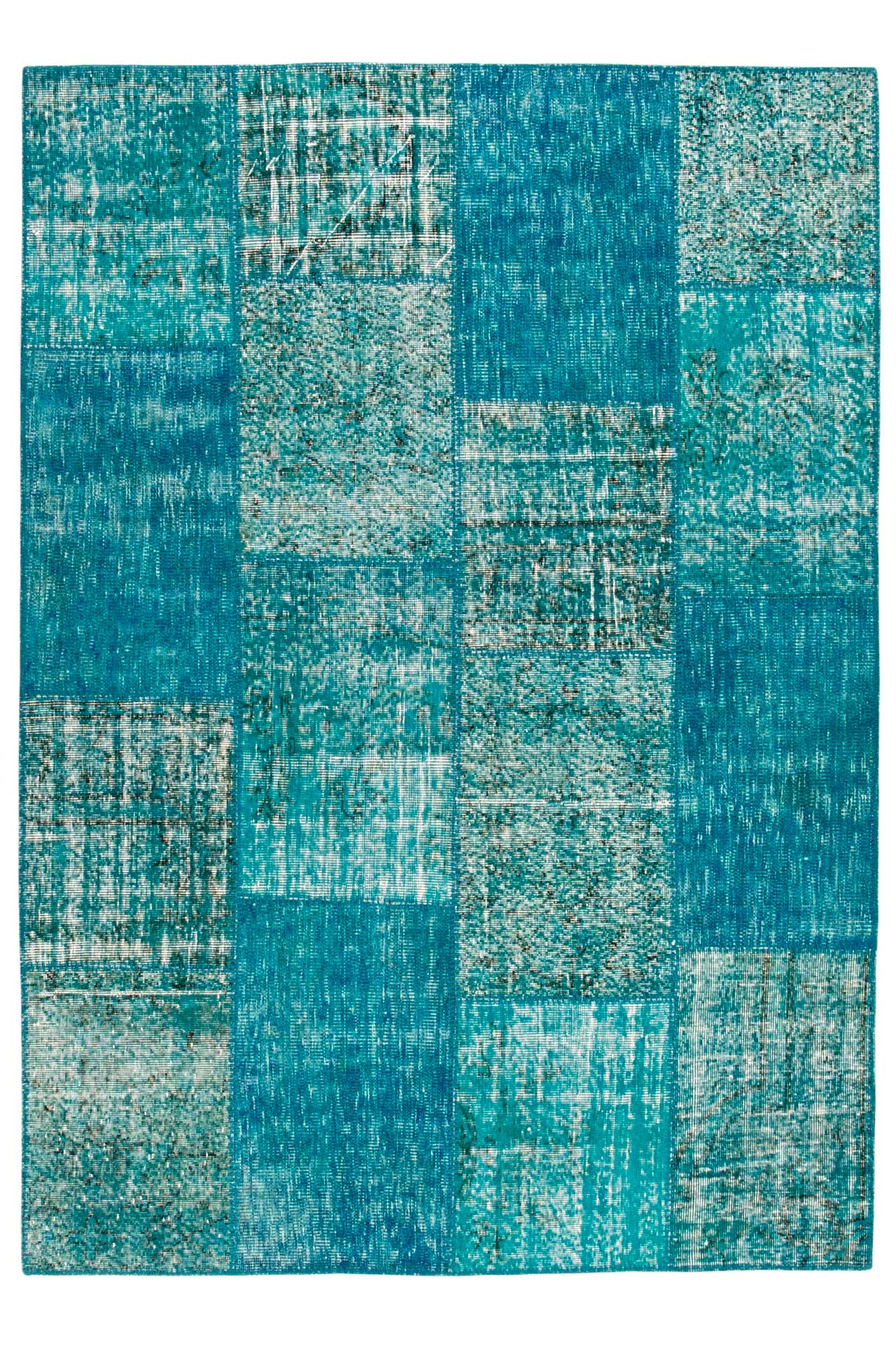 Patchwork Vintage Turquoise 170x240
