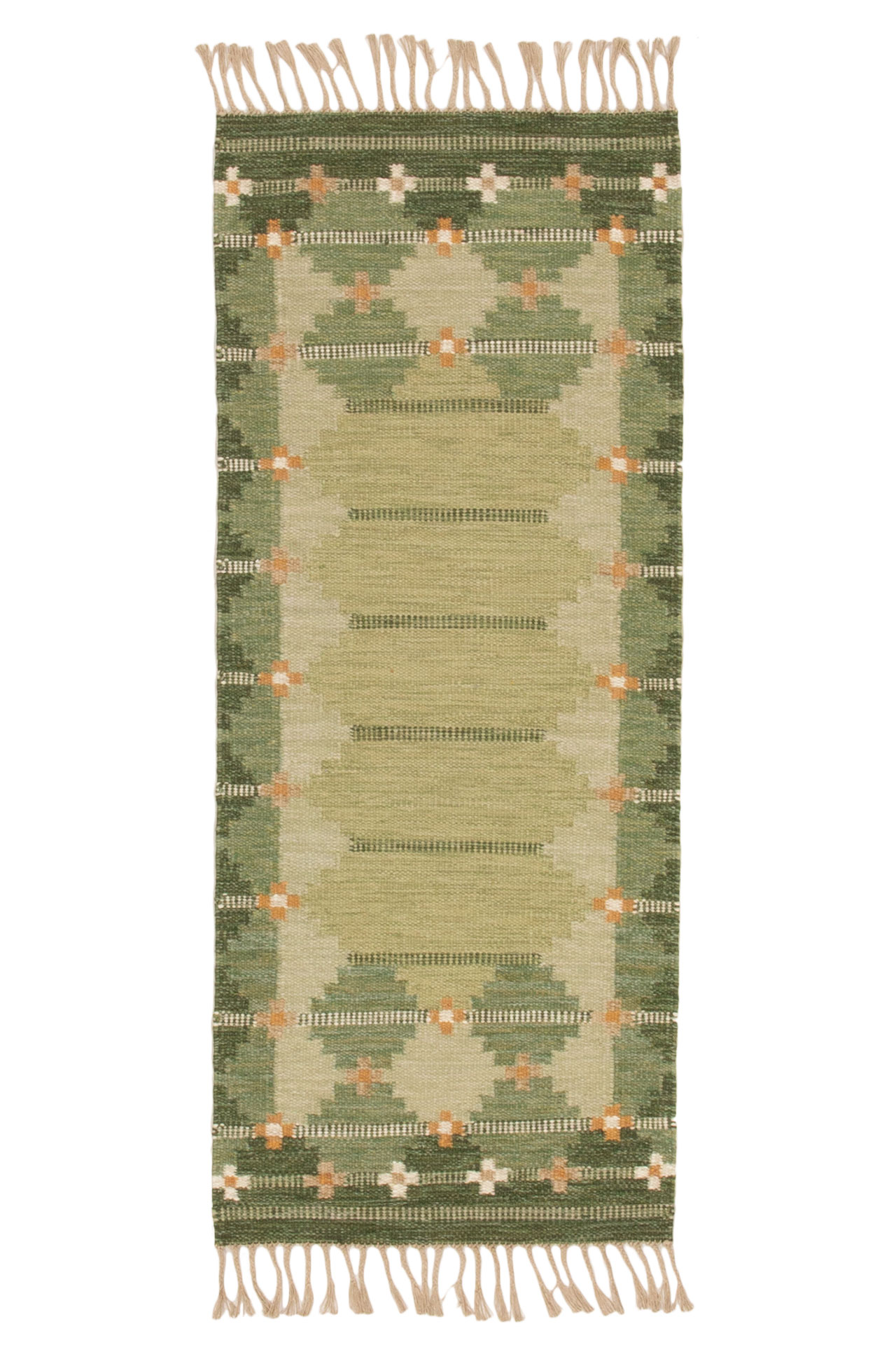 Bargi Mattor Ull Röllakan D R 310 Green 81x200 ba_444373_3.jpg