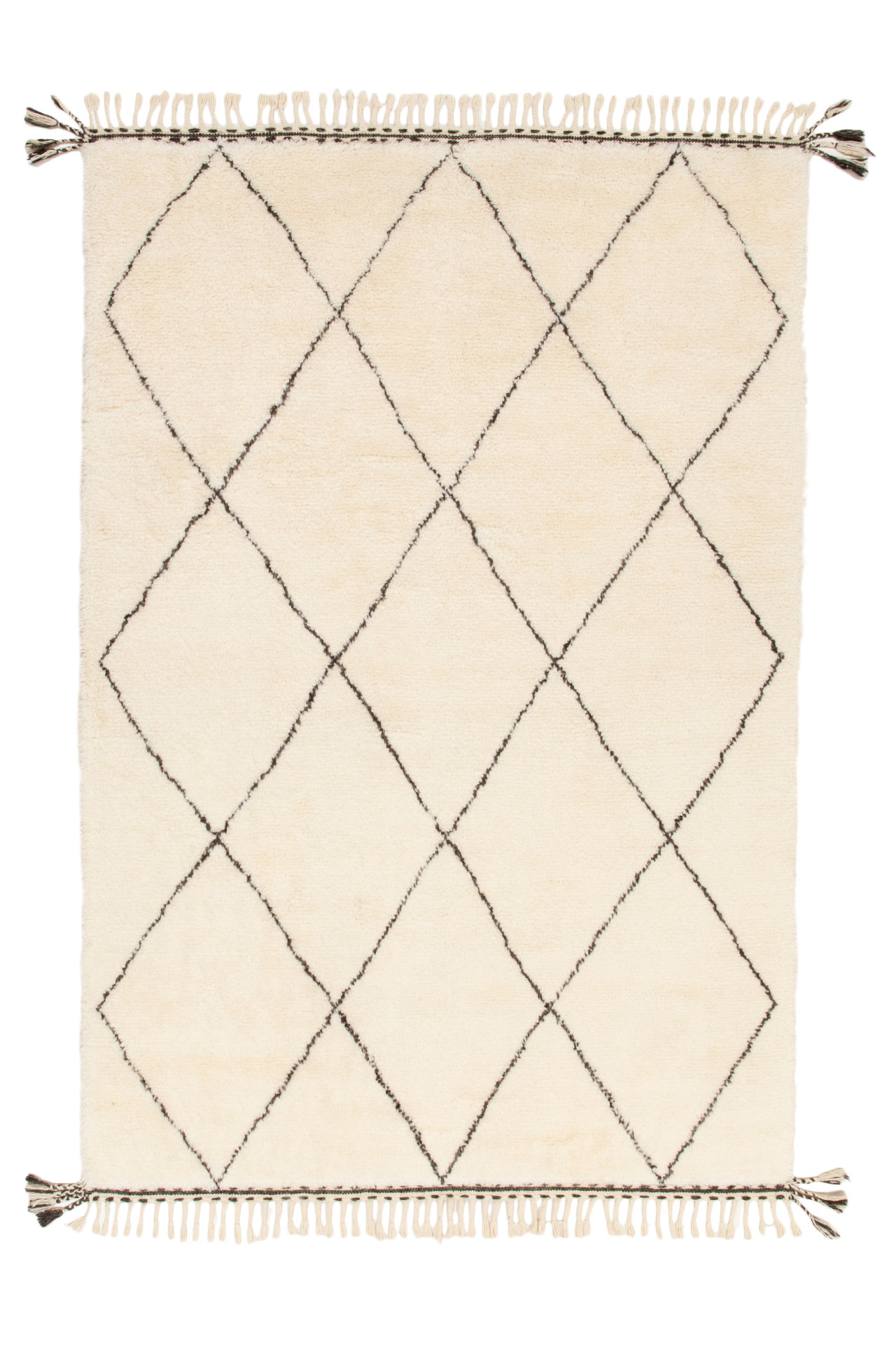 Berber White & Black 200x300