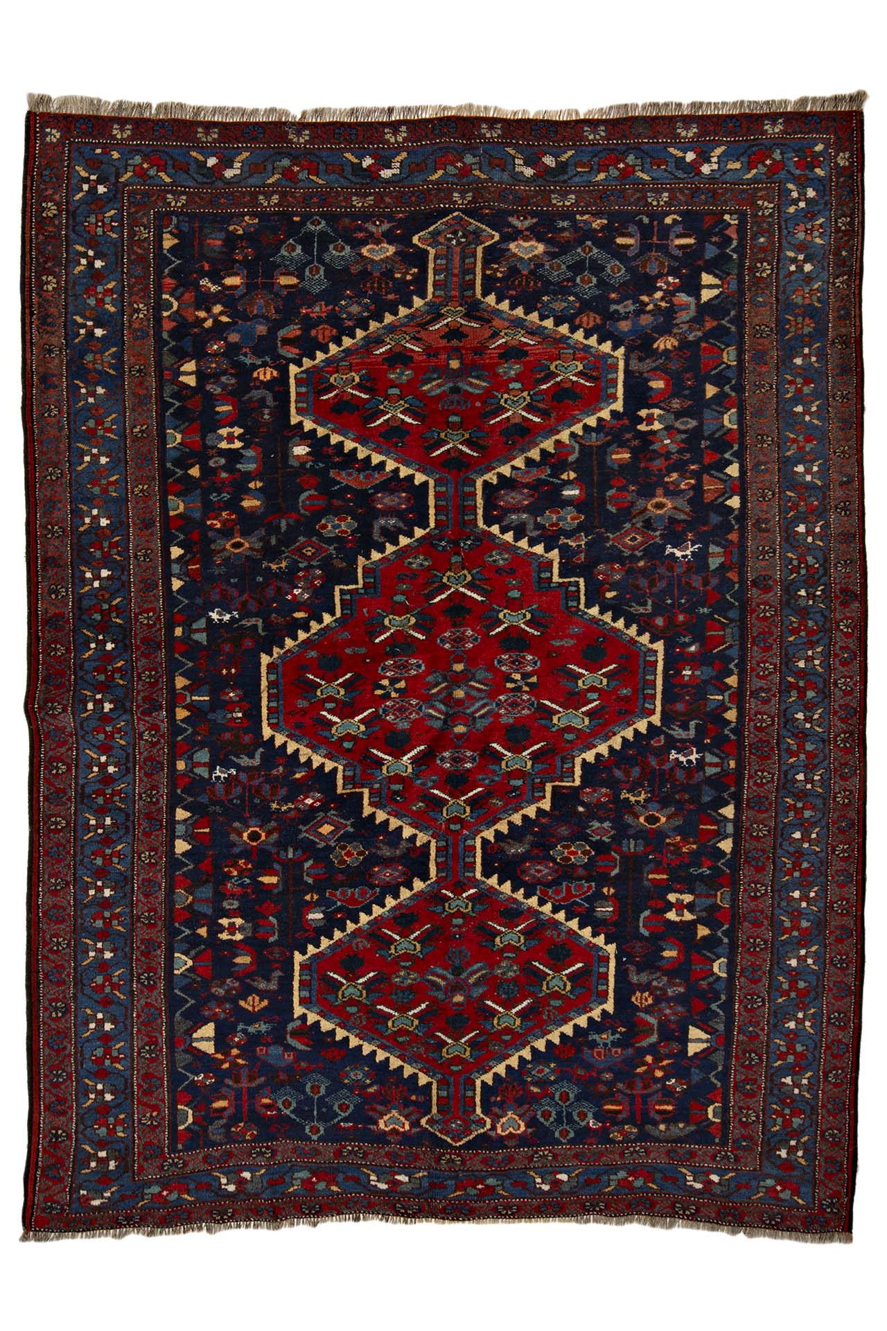 Bargi.se Kazak Antique Blue 141x185 ull matta oriental ba_448033.jpg