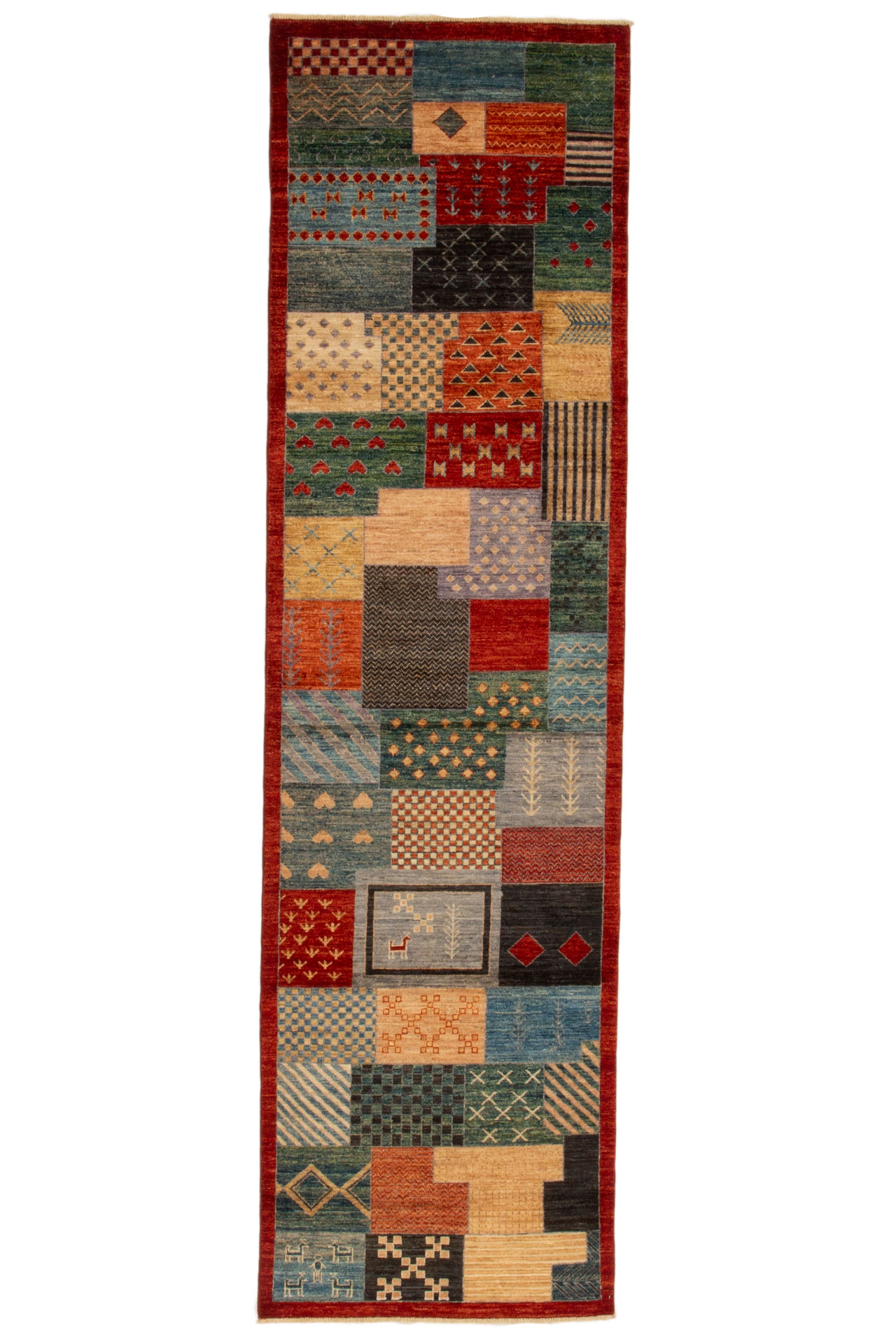 Bargi Mattor Ull Dehbaf Multi 80x291ba_450533.jpg