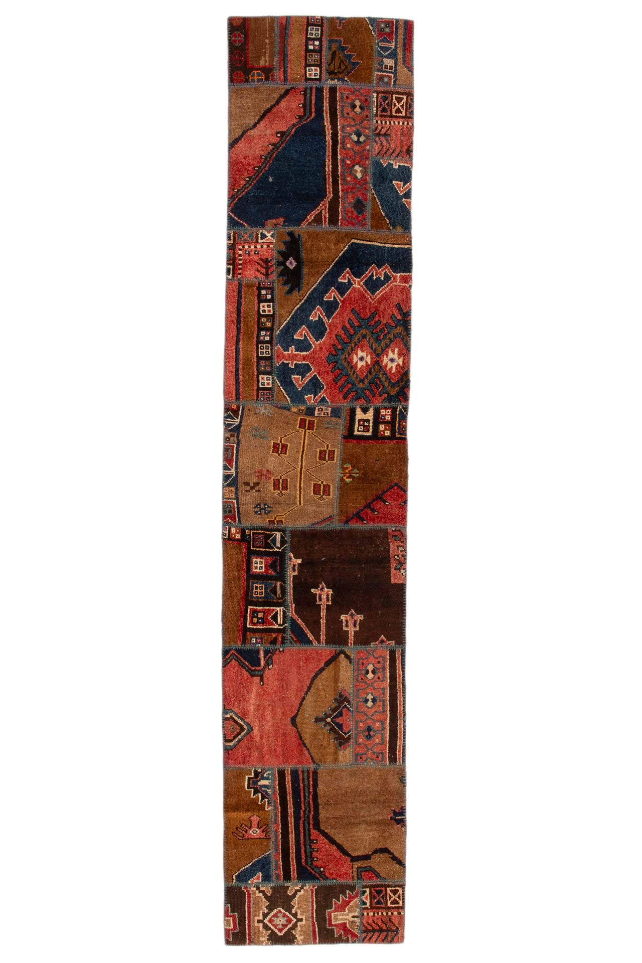 Patchwork Carpet Red 78x391