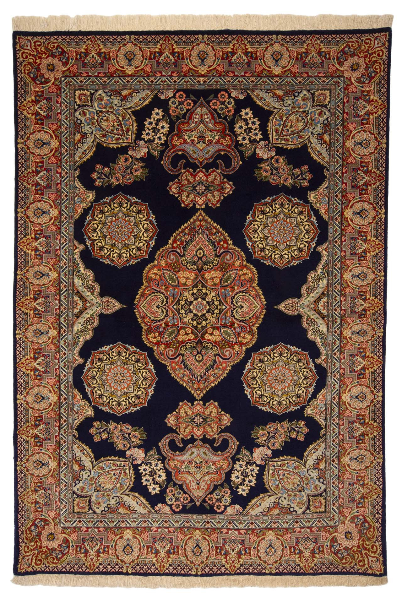 Bargi Isfahan Blue 136x198 Mattor Ull ba_160764.jpg