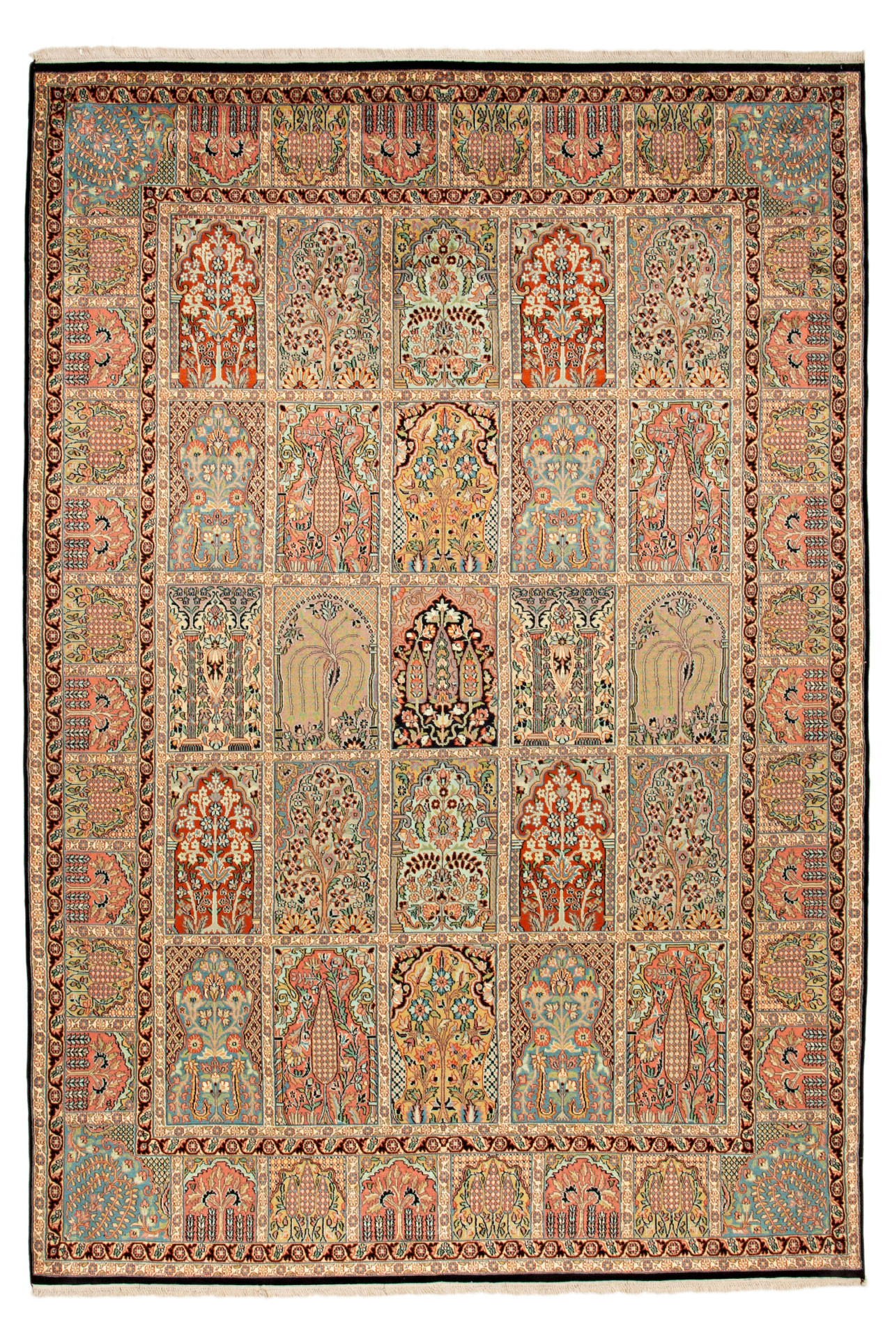 Bargi Mattor Kashmir Artificial Silk Multi 213x309 ba_264457.jpg