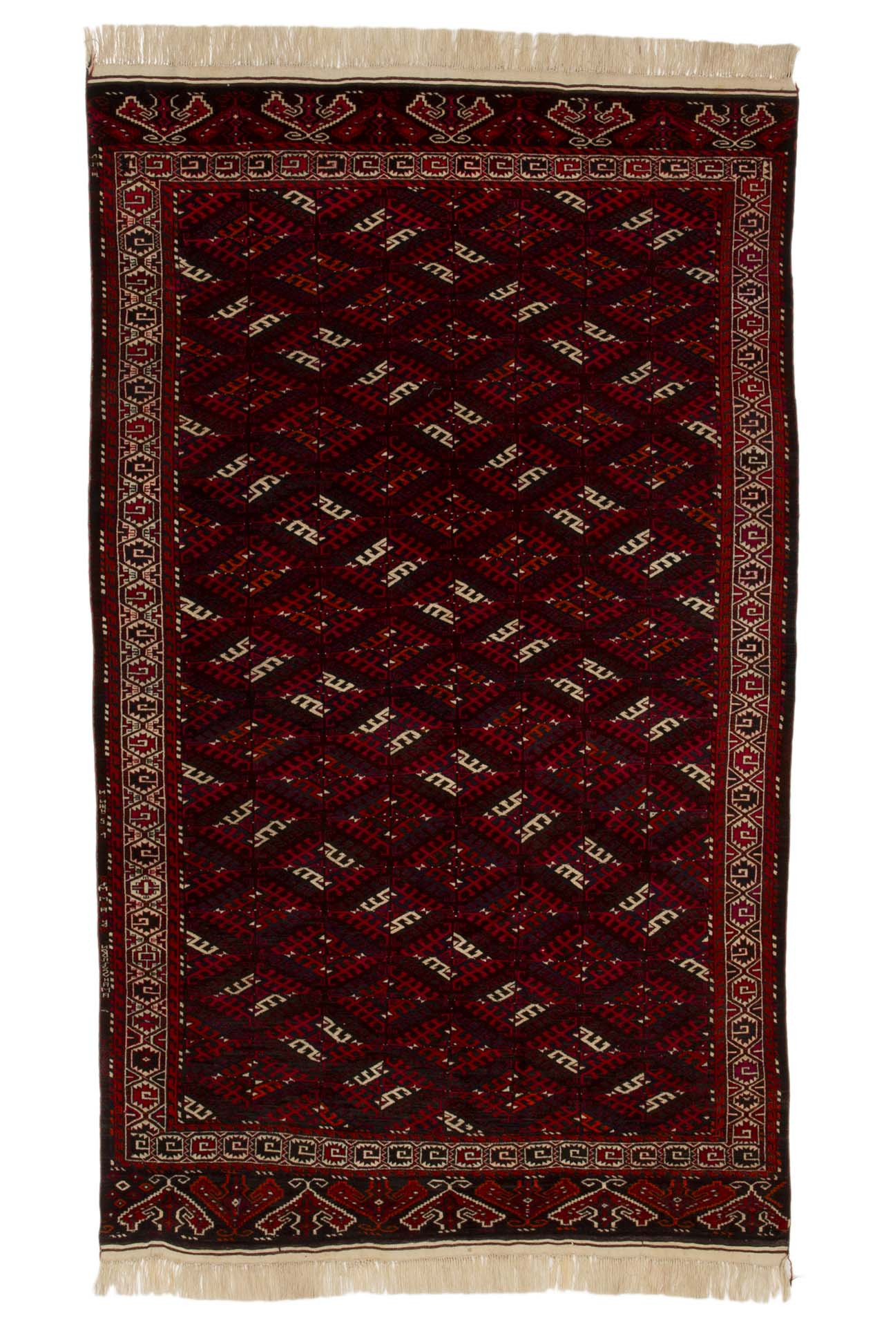 Bargi.se Yamoud Semi Anitique Multi 190x317 ull matta orient ba_2669.jpg