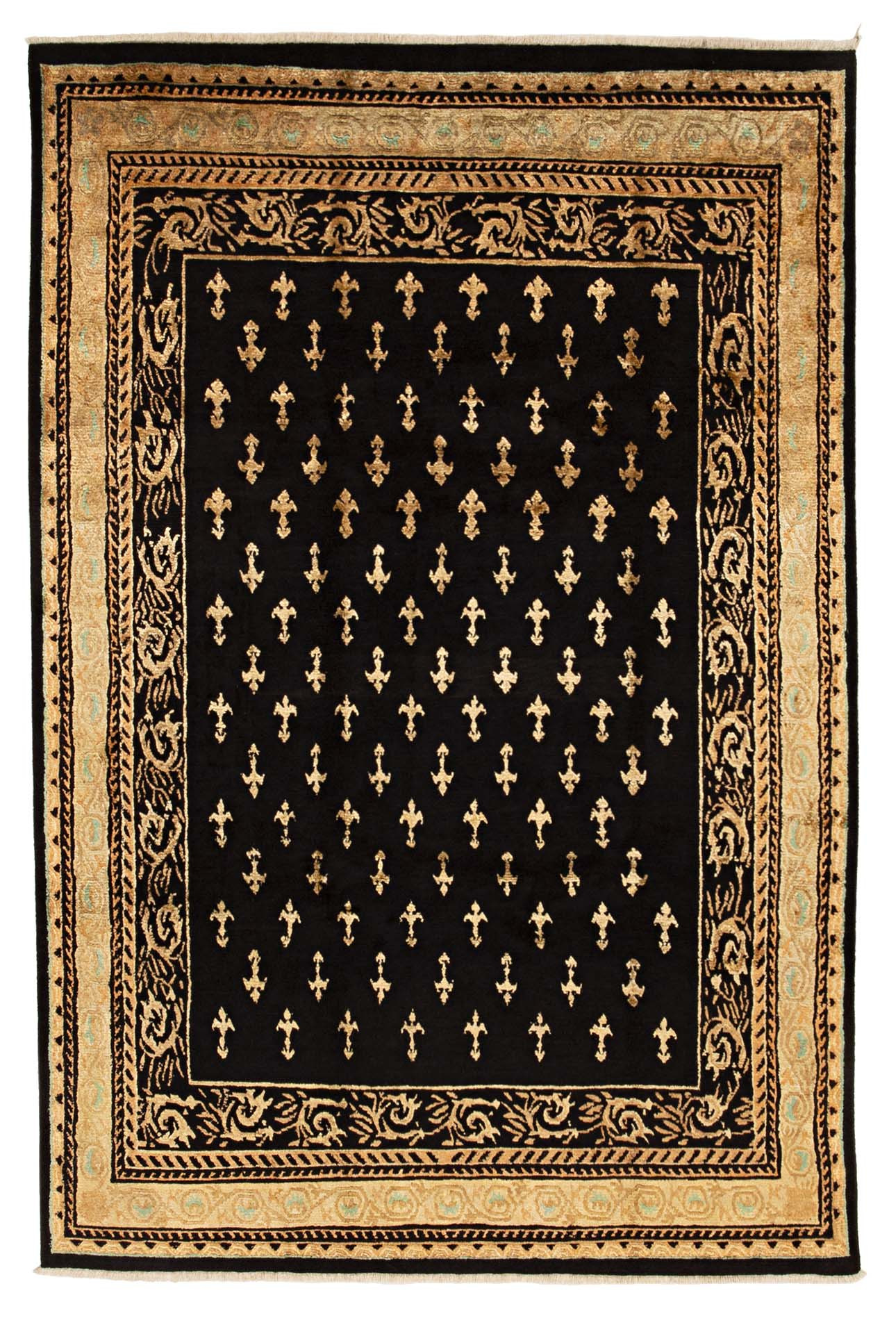 Bargi.se Bhutan Design Black 200x297 ull matta modern ba_331891.jpg