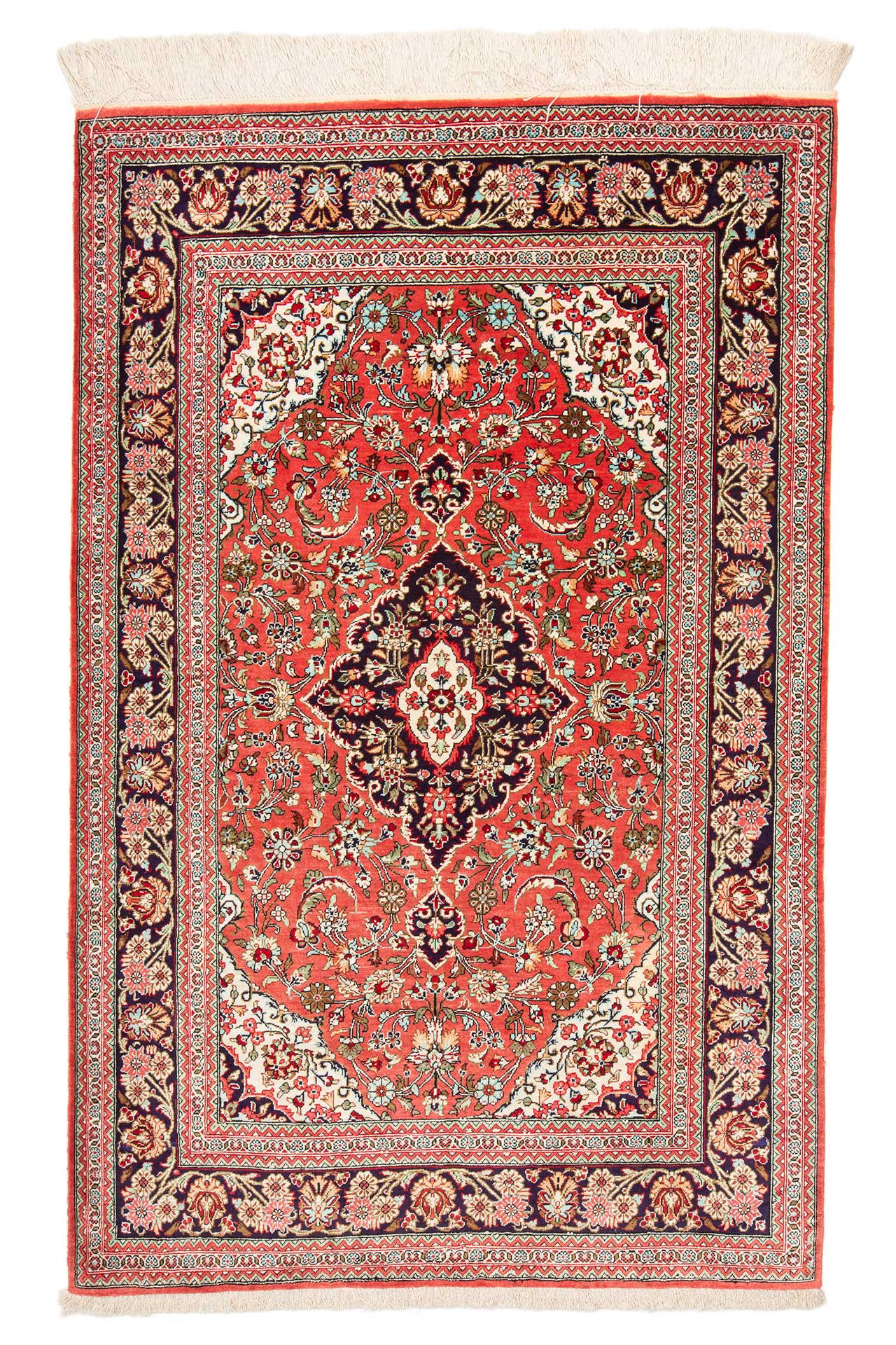 Ghom Silk Red 80x110