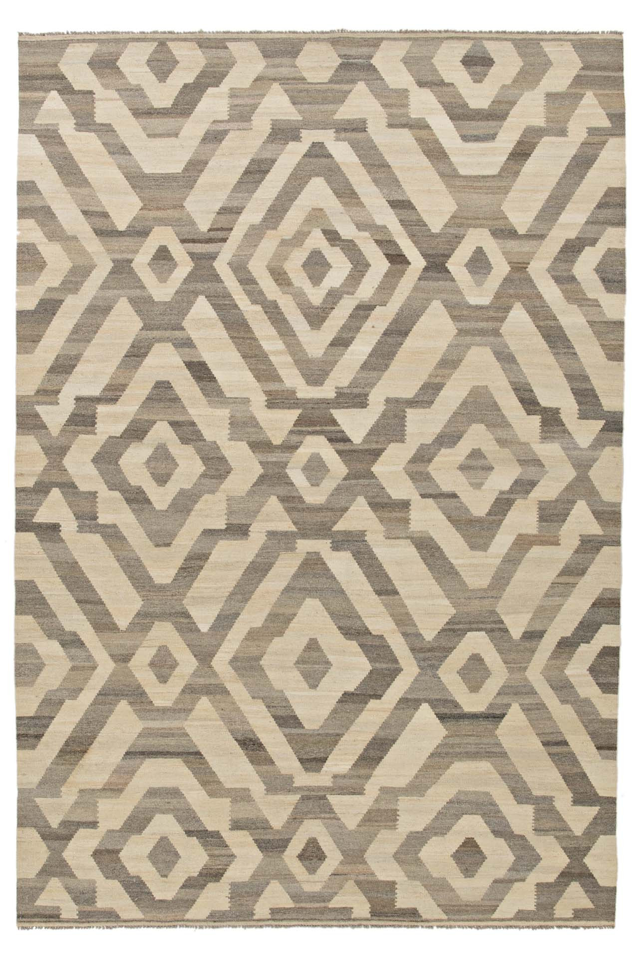 Kilim Moroccan Design Natural 211x311