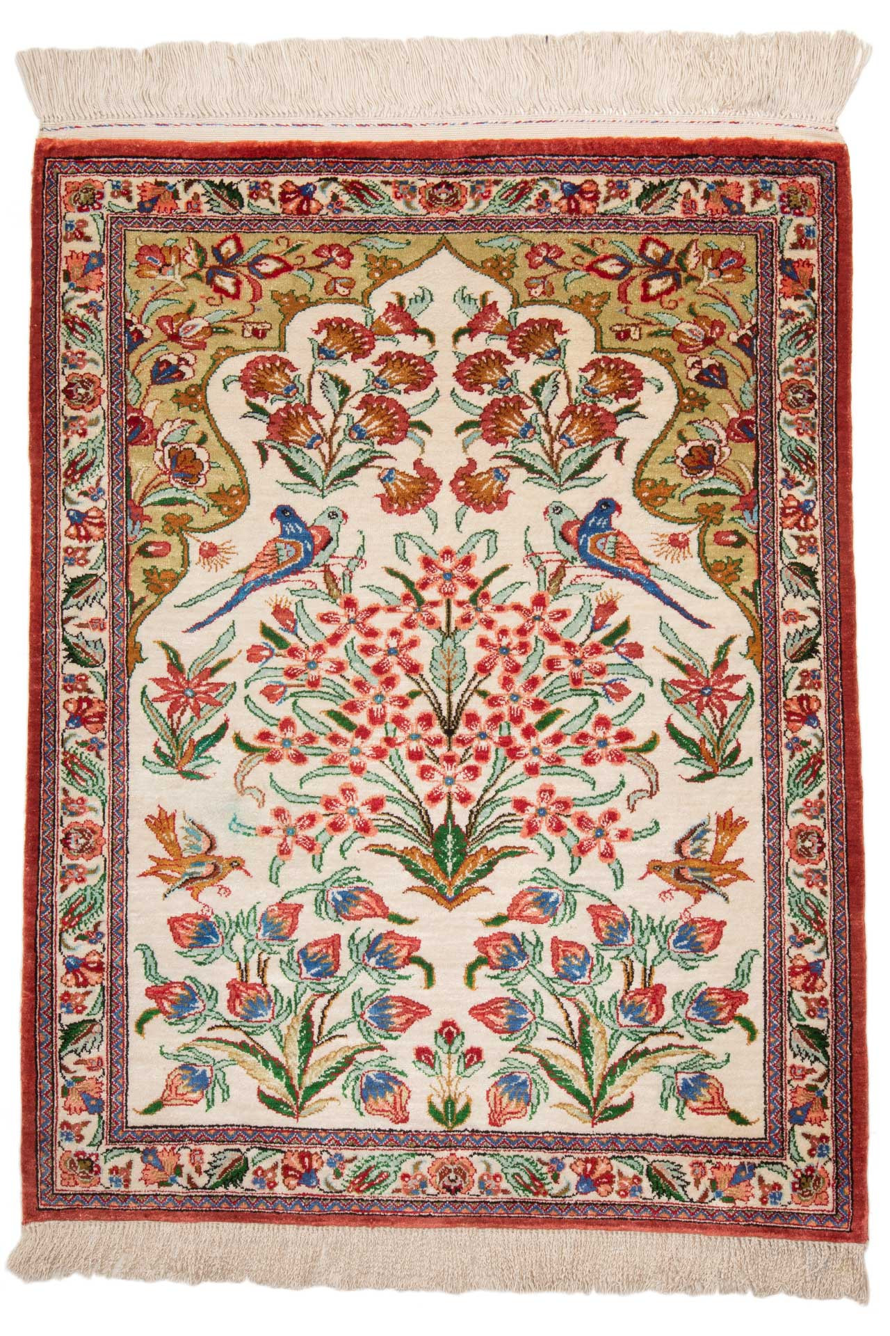 Ghom Silk Multi 59x76