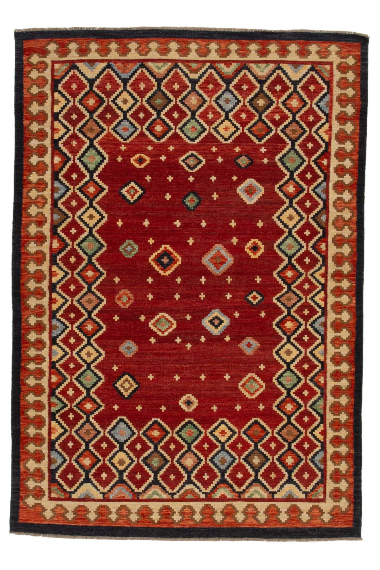 Kilim Multi Kl 20 Red 205x309