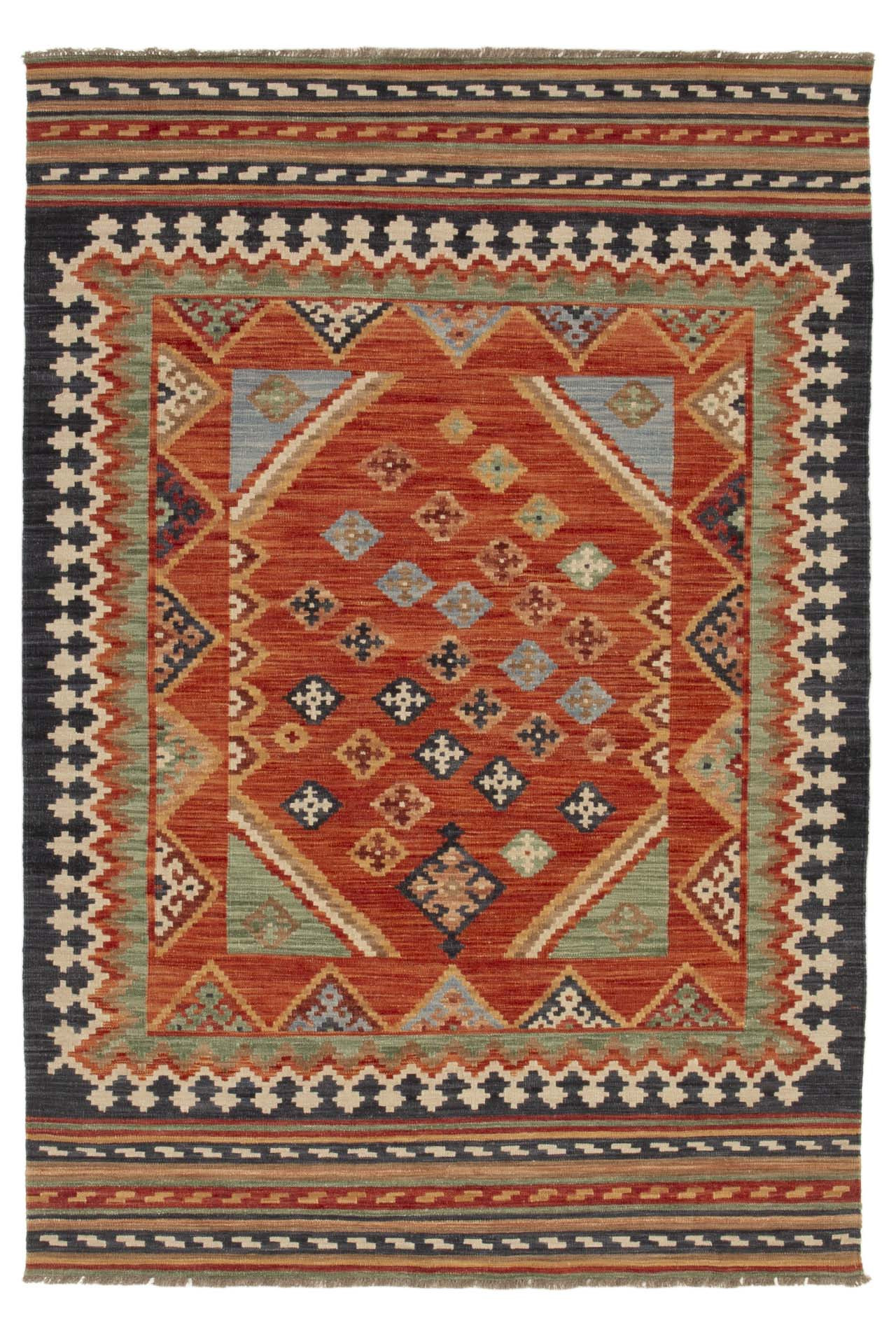 Bargi Mattor Ull Kilim Multi Kl 20 Red Red 205x300 ba_448001.jpg