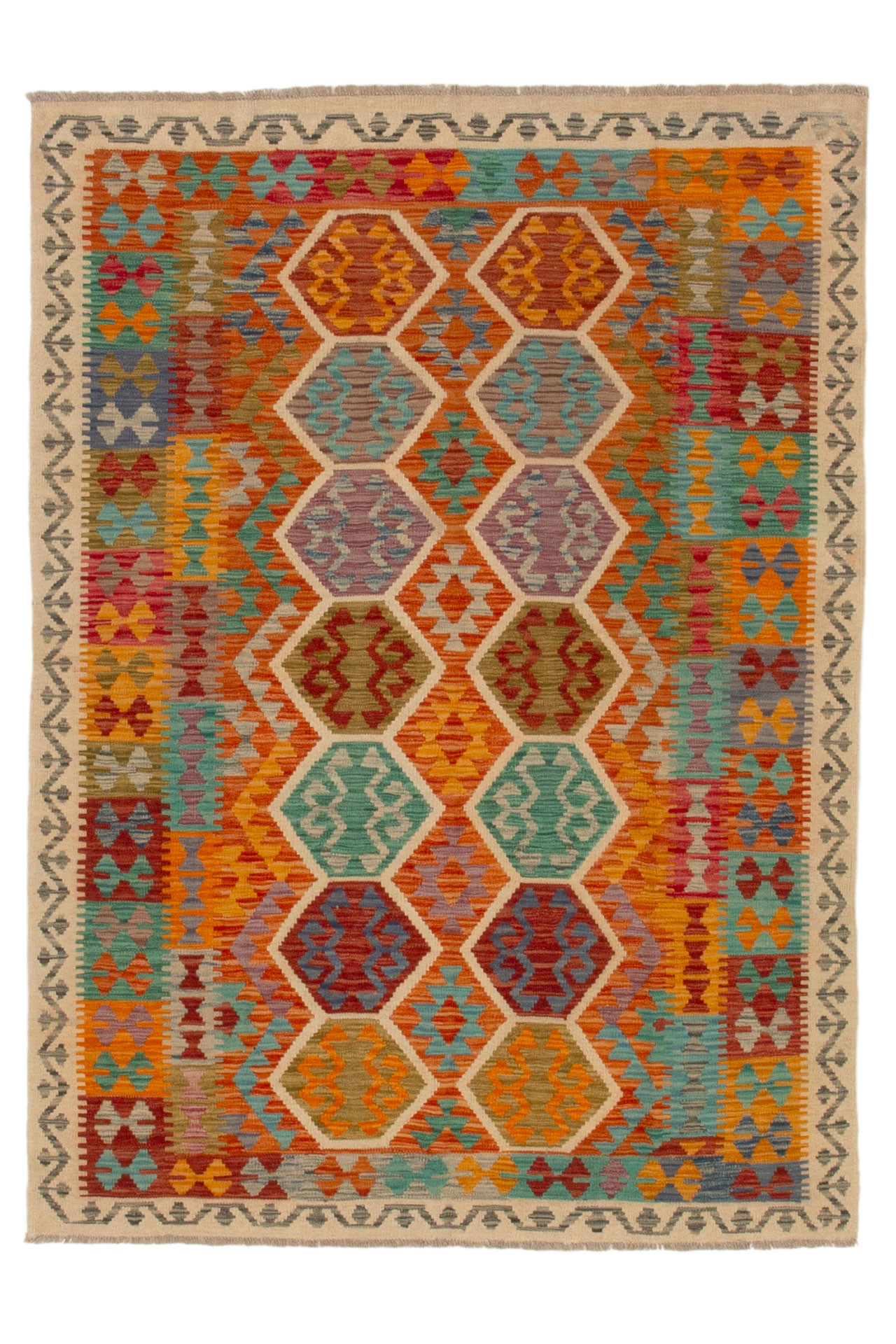Bargi Mattor Ull Kilim Multi 148x206 ba_449337.jpg